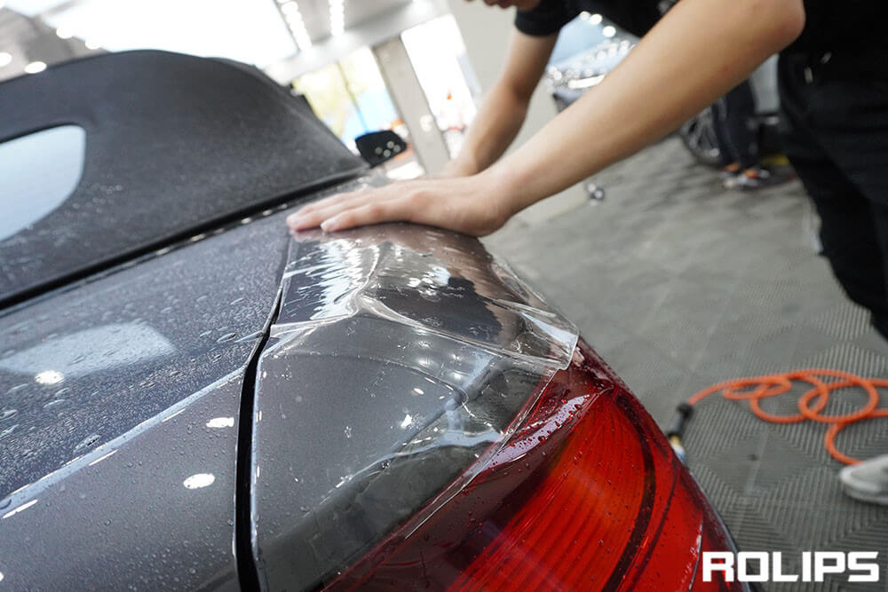 車衣怎么貼？汽車貼車衣詳細(xì)步驟流程教程（5）